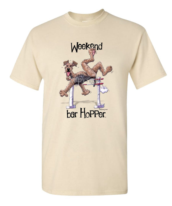 Airedale Terrier - Weekend Barhopper - T-Shirt