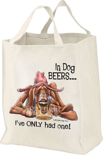 Bloodhound - Dog Beers - Tote Bag