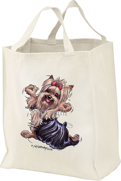 Yorkshire Terrier - Happy Dog - Tote Bag