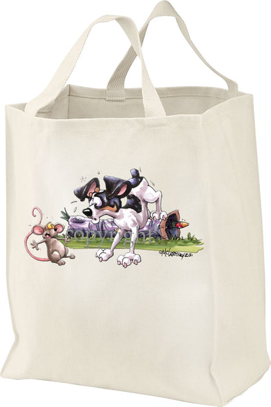 Rat Terrier - Rat Stare Down - Mike's Faves - Tote Bag