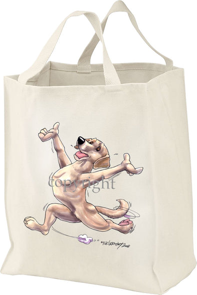 Labrador Retriever  Yellow - Happy Dog - Tote Bag