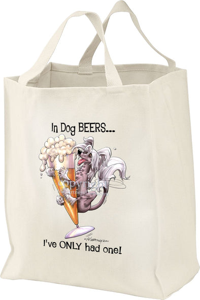 Chinese Crested - Dog Beers - Tote Bag