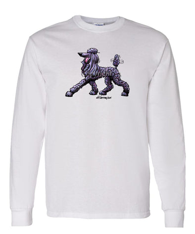 Poodle  Black - Cool Dog - Long Sleeve T-Shirt