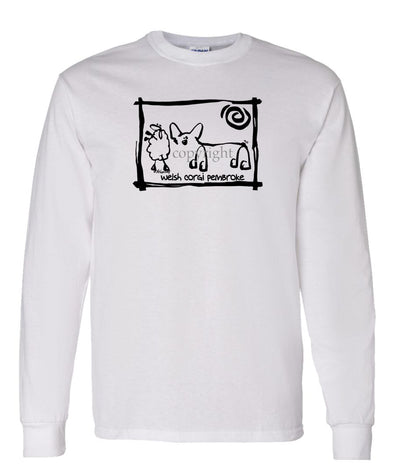 Welsh Corgi Pembroke - Cavern Canine - Long Sleeve T-Shirt