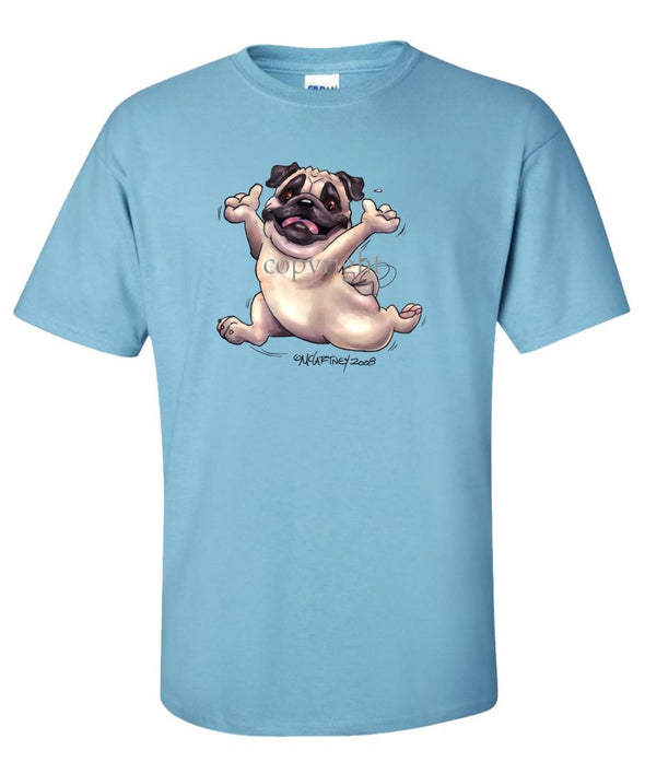Pug - Happy Dog - T-Shirt