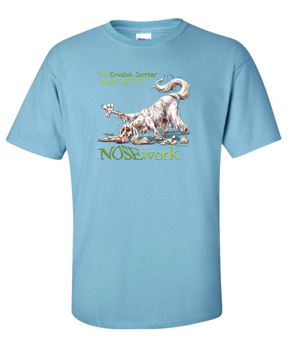 English Setter - Nosework - T-Shirt