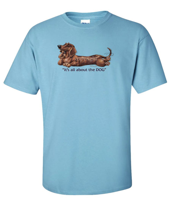 Dachshund  Smooth - All About The Dog - T-Shirt