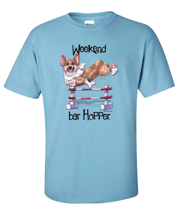 Welsh Corgi Pembroke - Weekend Barhopper - T-Shirt