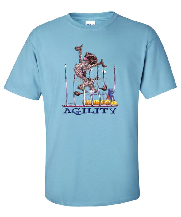 German Shorthaired Pointer - Agility Weave II - T-Shirt