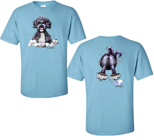 Portuguese Water Dog - Coming and Going - T-Shirt (Double Sided)