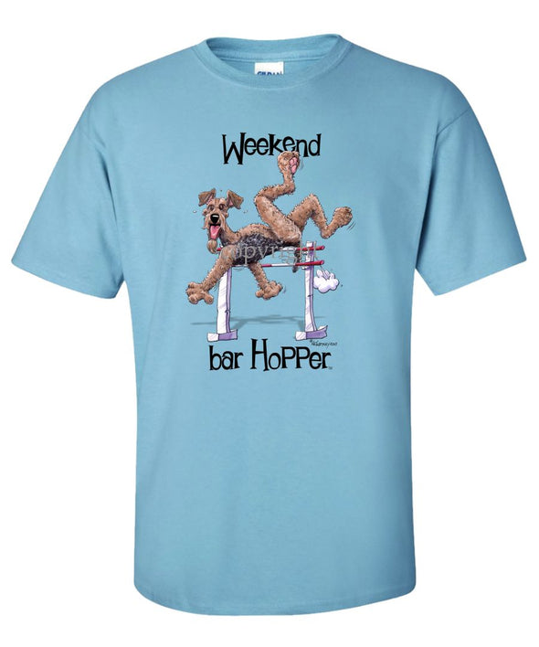 Airedale Terrier - Weekend Barhopper - T-Shirt