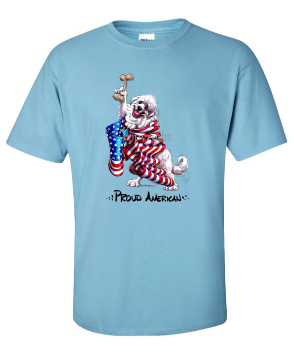 Great Pyrenees - Proud American - T-Shirt