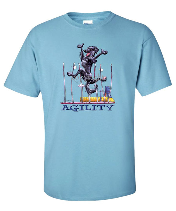 Flat Coated Retriever - Agility Weave II - T-Shirt