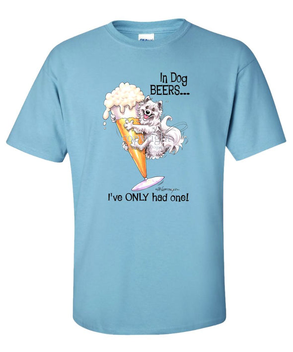 American Eskimo Dog - Dog Beers - T-Shirt