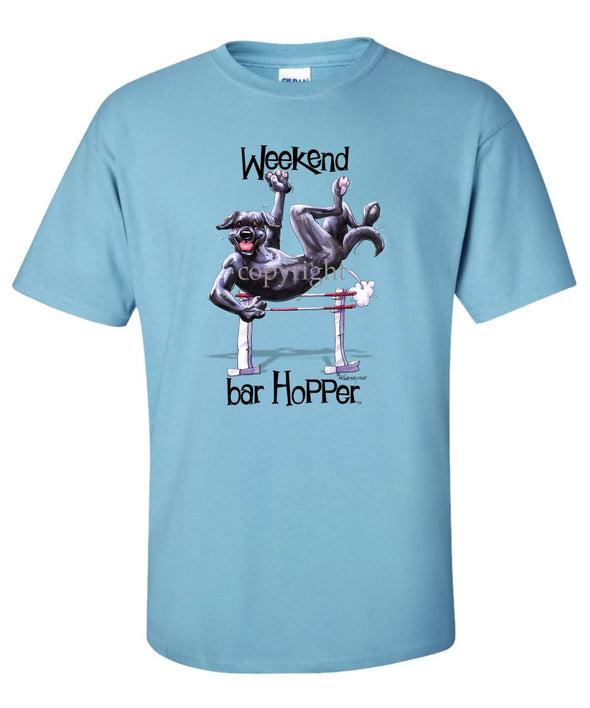 Labrador Retriever  Black - Weekend Barhopper - T-Shirt