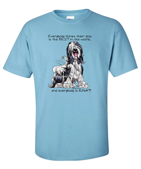Tibetan Terrier - Best Dog in the World - T-Shirt