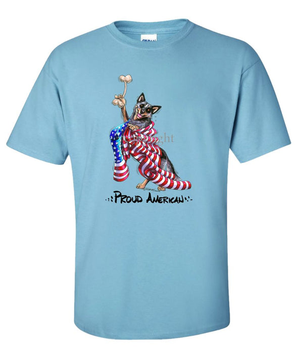 Australian Cattle Dog - Proud American - T-Shirt