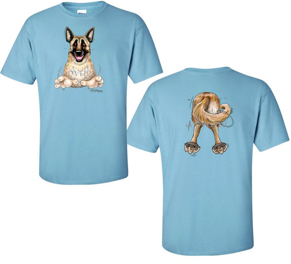 Belgian Malinois - Coming and Going - T-Shirt (Double Sided)