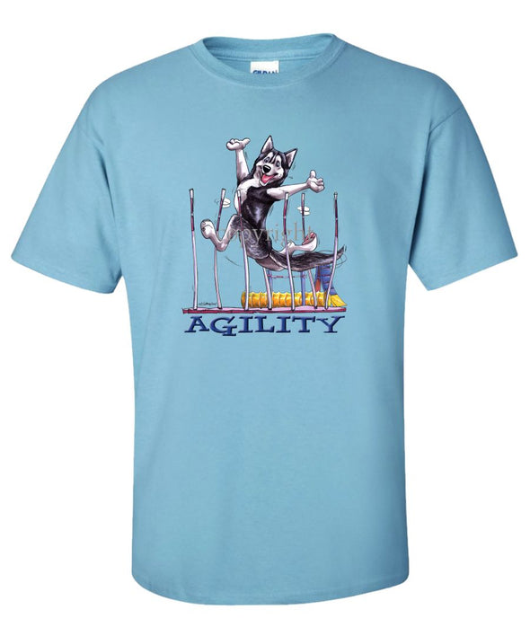 Siberian Husky - Agility Weave II - T-Shirt