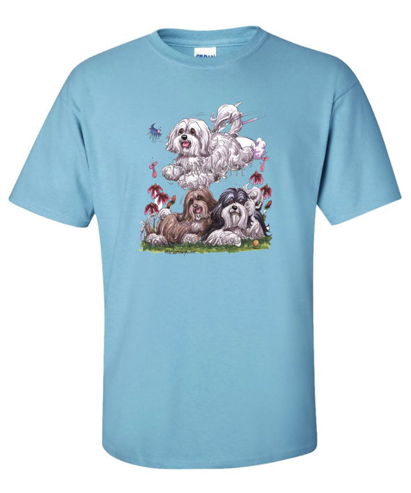 Havanese - Group - Caricature - T-Shirt