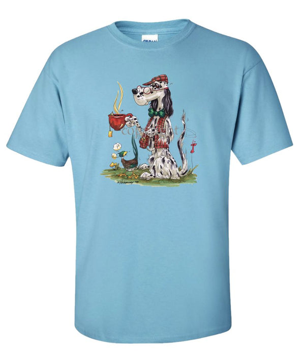 English Setter - Cup Of Tea - Caricature - T-Shirt