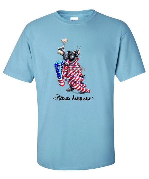 Giant Schnauzer - Proud American - T-Shirt