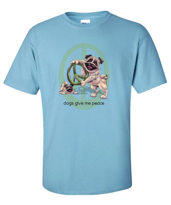 Pug - Peace Dogs - T-Shirt