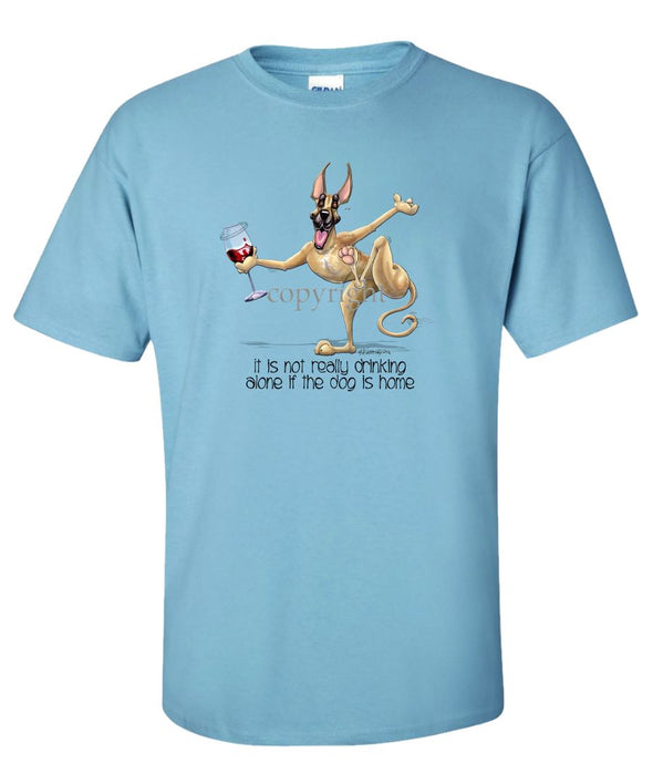 Great Dane - It's Drinking Alone 2 - T-Shirt
