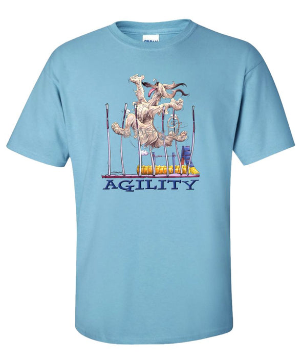 Afghan Hound - Agility Weave II - T-Shirt