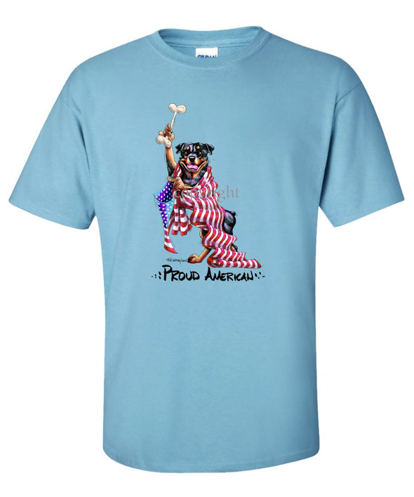 Rottweiler - Proud American - T-Shirt