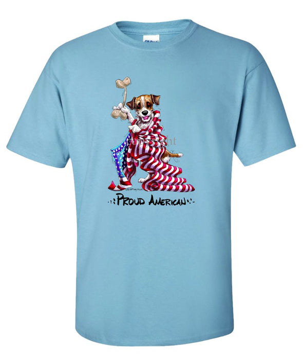 Parson Russell Terrier - Proud American - T-Shirt
