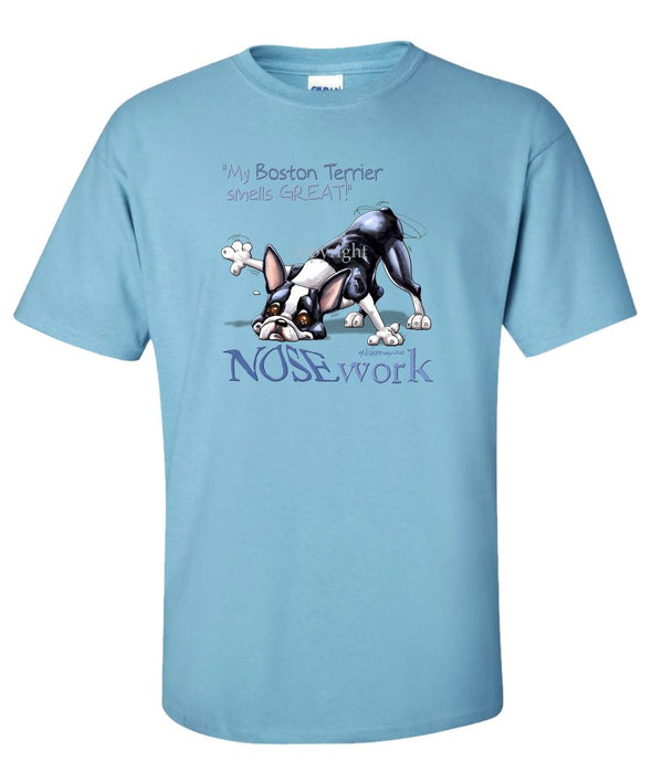 Boston Terrier - Nosework - T-Shirt
