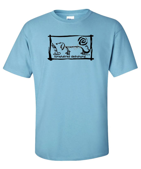 Dachshund  Longhaired - Cavern Canine - T-Shirt