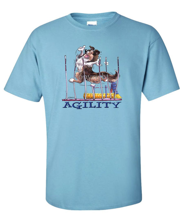 Shetland Sheepdog - Agility Weave II - T-Shirt