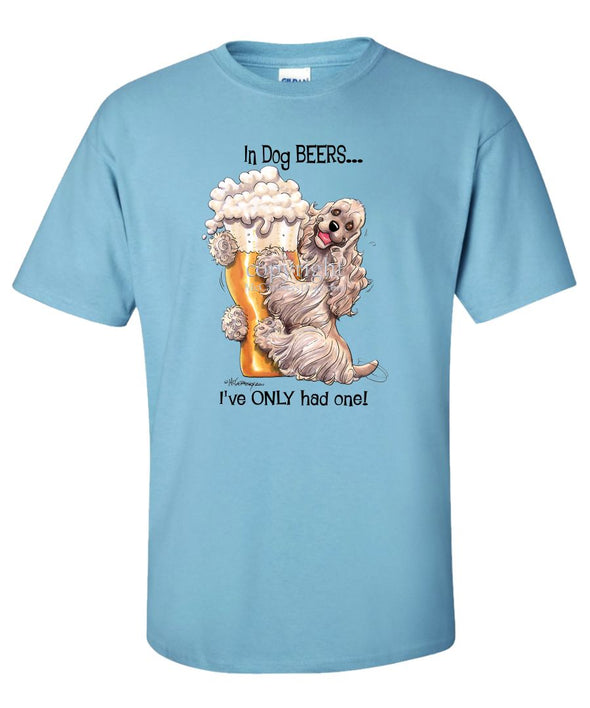 Cocker Spaniel - Dog Beers - T-Shirt