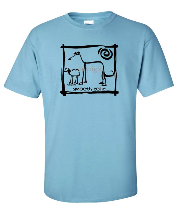 Collie  Smooth - Cavern Canine - T-Shirt
