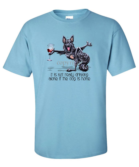 Belgian Sheepdog - It's Drinking Alone 2 - T-Shirt
