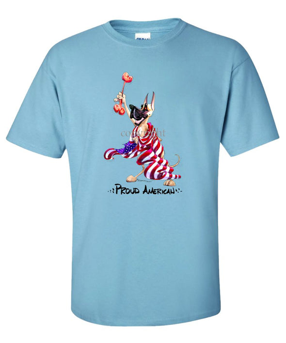 Great Dane - Proud American - T-Shirt