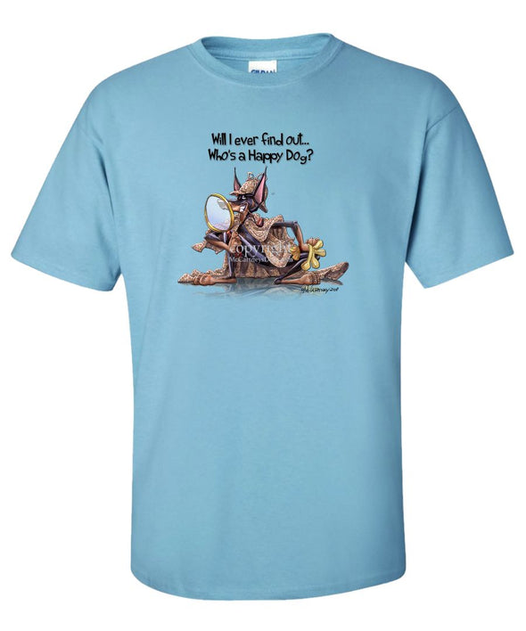 Doberman Pinscher - 2 - Who's A Happy Dog - T-Shirt