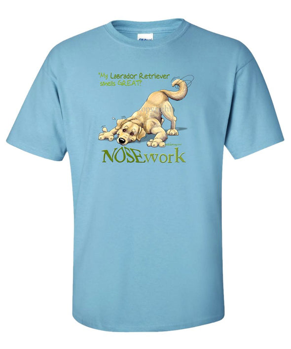 Labrador Retriever  Yellow - Nosework - T-Shirt