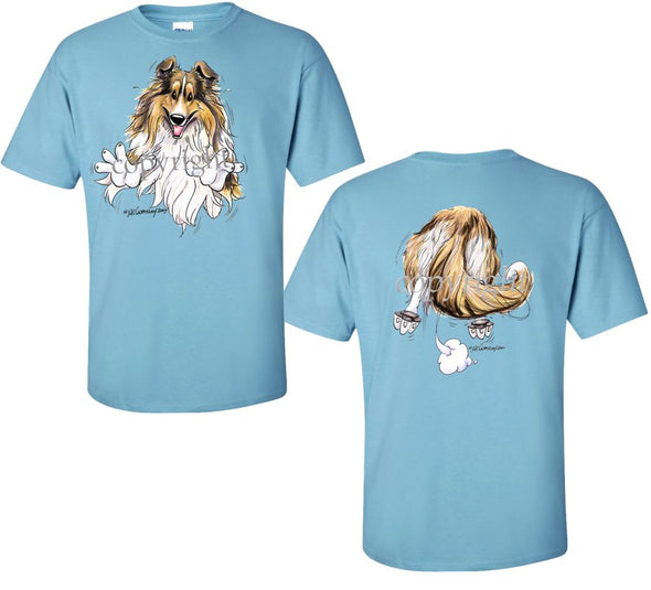 Shetland Sheepdog - Coming and Going - T-Shirt (Double Sided)