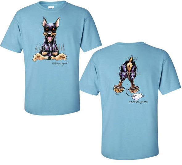 Miniature Pinscher - Coming and Going - T-Shirt (Double Sided)