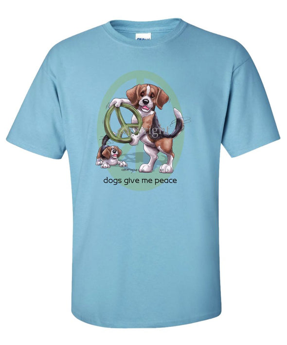 Beagle - Peace Dogs - T-Shirt