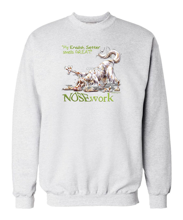 English Setter - Nosework - Sweatshirt