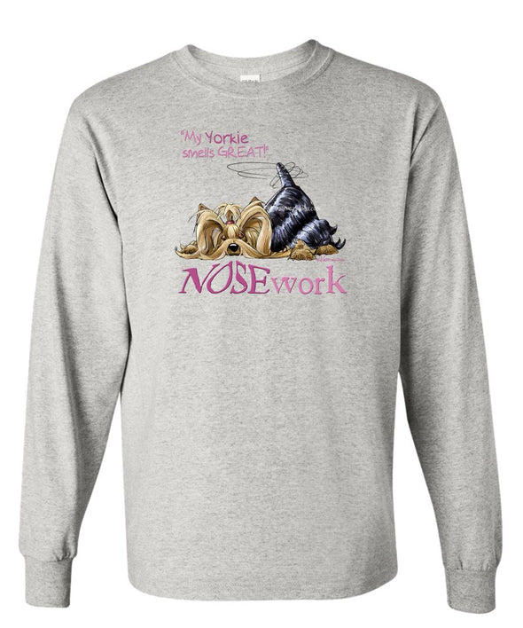 Yorkshire Terrier - Nosework - Long Sleeve T-Shirt