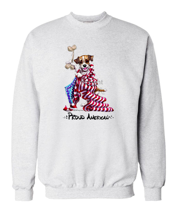 Jack Russell Terrier - Proud American - Sweatshirt
