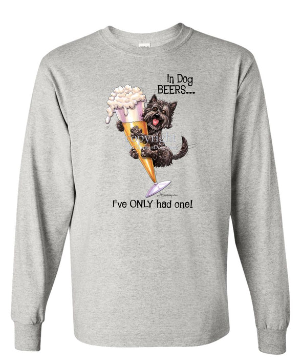 Cairn Terrier - Dog Beers - Long Sleeve T-Shirt