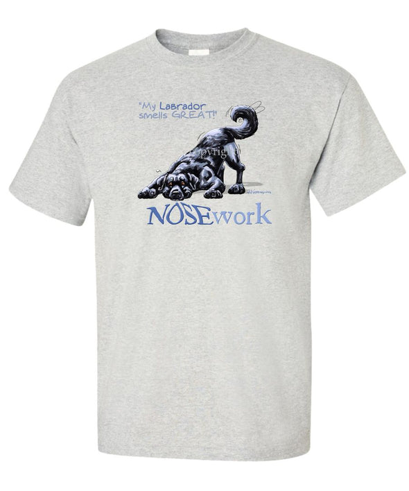 Labrador Retriever  Black - Nosework - T-Shirt