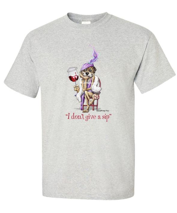 Border Terrier - I Don't Give a Sip - T-Shirt