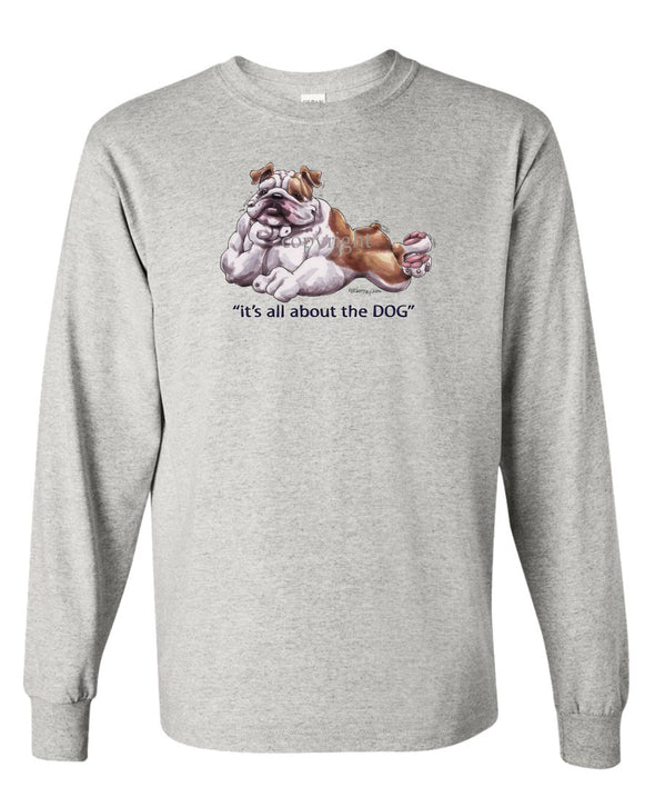 Bulldog - All About The Dog - Long Sleeve T-Shirt
